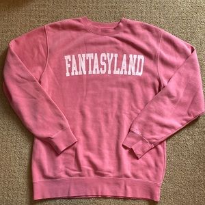 Fantasyland Sweatshirt Vintage Disneyland Disneyworld Hoodie Like New